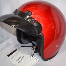 EXL DOT Size Large Motorcycle Helmet Red FMVSS 218 L 59/60