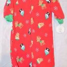 Christmas Carter's Child of Mine Reindeer Fleece Sleep Bag Play 0-9 Months