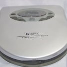 GPX Model C3849 Silver Portable Personal CD Player 8 Times Oversampling Earbuds