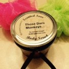Those Darn Monkeys... Banana Organic Sugar Body Scrub by Scented Sove'