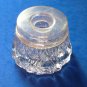 VINTAGE ANTIQUE EAPG HAIR RECEIVER DRESSER JAR 3 3/4" X 2 5/8" - DIFFERENT