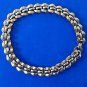 PRETTY MONET FANCY LINK GOLD TONE 17" X 3/4" NECKLACE. VERY NICE,