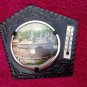 VINTAGE PRESSED PAINTED METAL GERMAN? CASTLE THERMOMETER MEASURED IN CELSIUS