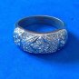 BEAUTIFUL STERLING SILVER CLEAR STONE CZ? RING SIZE 7 - LOVELY, STONES INTACT