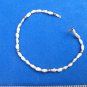 DELICATE 14k GOLD BEADS & CLASP FRESHWATER PEARL BRACELET 7 1/4" LONG