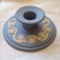 VINTAGE WEDGWOOD LIGHT BLUE & WHITE JASPERWARE? SINGLE CANDLESTICK 3.75" X 1.5"