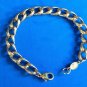 BEAUTIFUL NAPIER GOLD TONE 7 1/2" VERY FANCY LINK BRACELET