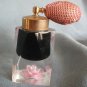Vintage, Japan "Jane Art" flower in base perfume bottle antique piece