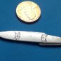 VINTAGE "SPEIDEL" SILVER TONE ENGRAVED TIE CLASP BAR - 1 3/4" X 3/8"