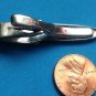 VINTAGE "SPEIDEL" SILVER TONE ENGRAVED TIE CLASP BAR - 1 3/4" X 3/8"