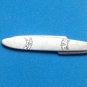 VINTAGE "SPEIDEL" SILVER TONE ENGRAVED TIE CLASP BAR - 1 3/4" X 3/8"