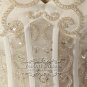 New Custom Desgin Organza Ball Gown Beading Sleeveless Sweetheart Wedding Dress