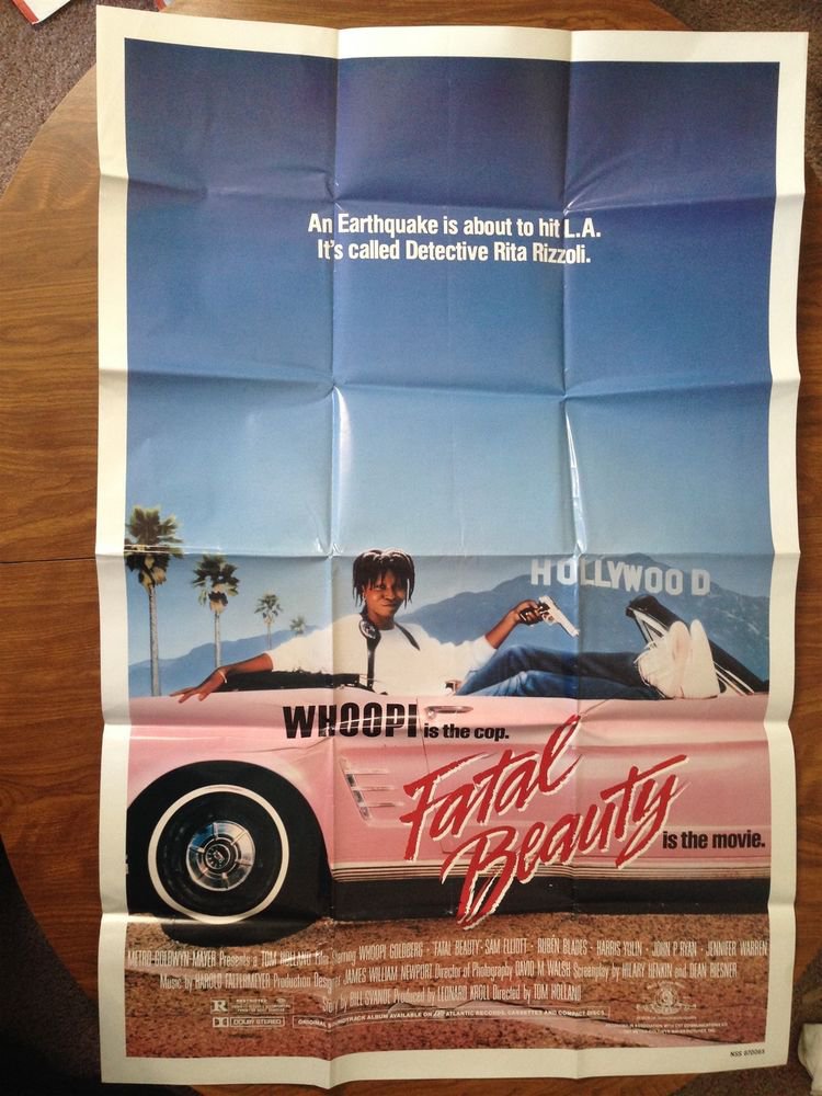 FATAL BEAUTY Whoopi Goldberg Sam Elliott Rubén Blades Original Movie Poster