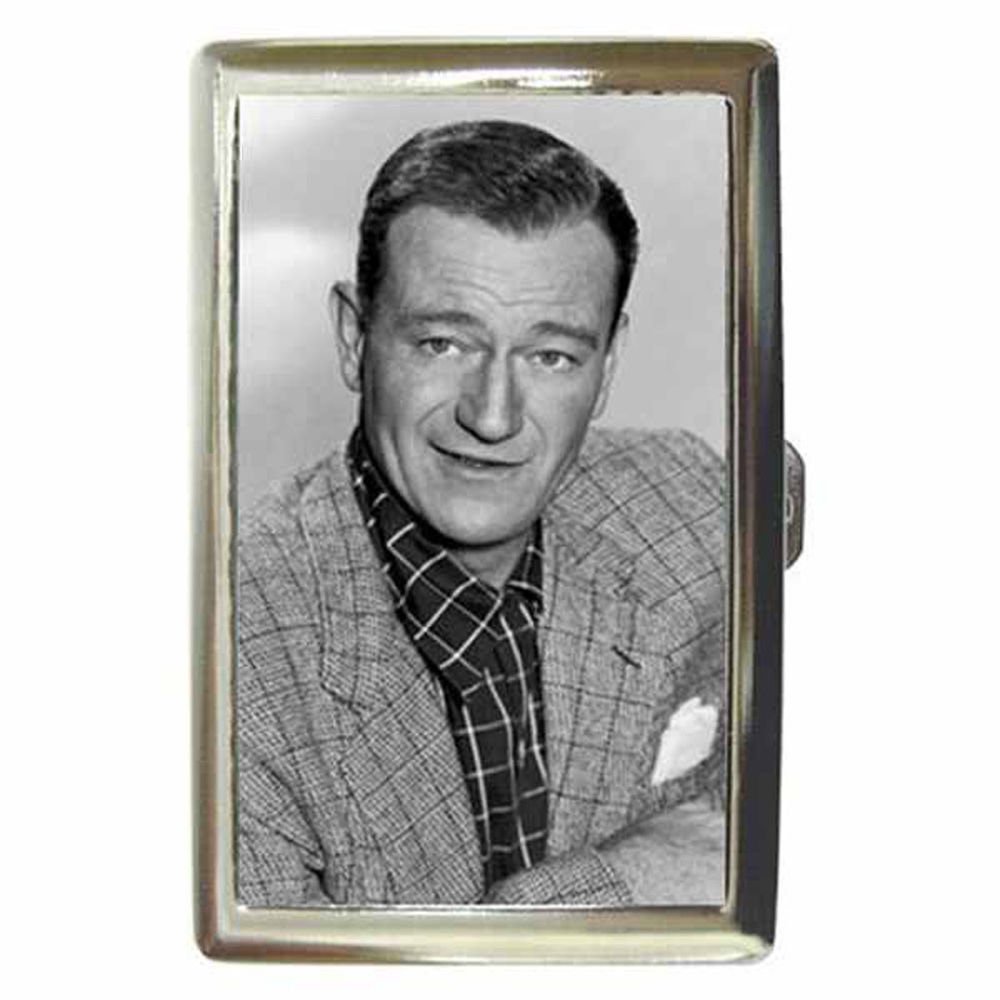 JOHN WAYNE VINTAGE Cigarette Money Case ID Holder or Wallet! WOW!