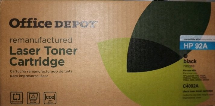 Compatible HP 92A Black Laser Toner Cartridge - Remanufactured