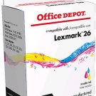 Office Depot® Brand L26 (Lexmark 26) Remanufactured Tricolor Ink Cartridge