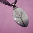WEEPING WILLOW TREE Spoon Pendant / Necklace   Upcycle