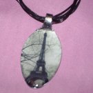 PARIS EIFFEL TOWER Spoon Pendant / Necklace   Upcycle