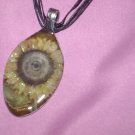 SUNFLOWER Spoon Pendant / Necklace   Upcycle