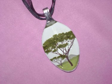 TREE Spoon Pendant / Necklace   Upcycle