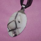 WHITE HORSE Spoon Pendant / Necklace   Upcycle