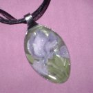 FLOWER FLORAL Spoon Pendant / Necklace   Upcycle