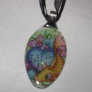 LIFE FISH Spoon Pendant / Necklace   Upcycle