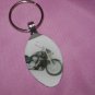 MOTORCYCLE Spoon Pendant Keychain   Upcycle