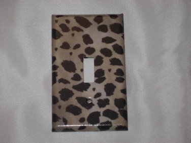 LEOPARD CHEETAH Single Light Switch Plate Cover