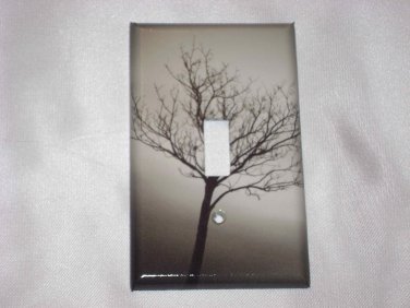 WEEPING WILLOW TREE Single Light Switch Plate Cover