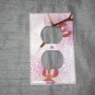 PINK ORCHID FLORAL Outlet Cover Switch Plate