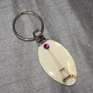 EIFFEL TOWER Spoon Pendant Keychain   Upcycle