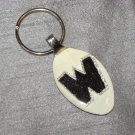 W INITIAL MONOGRAM Spoon Pendant Keychain   Upcycle