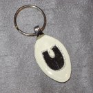 U INITIAL MONOGRAM Spoon Pendant Keychain   Upcycle