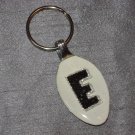E INITIAL MONOGRAM Spoon Pendant Keychain   Upcycle