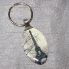 PARIS EIFFEL TOWER Spoon Pendant Keychain   Upcycle