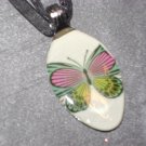 BUTTERFLY Spoon Pendant / Necklace   Upcycle