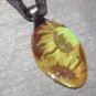 SUNFLOWER Spoon Pendant / Necklace   Upcycle
