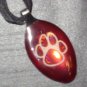 PAW Spoon Pendant / Necklace   Upcycle