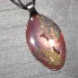 BUTTERFLY Spoon Pendant / Necklace   Upcycle