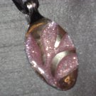 PURPLE SCROLL Spoon Pendant / Necklace   Upcycle