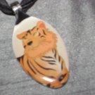 TIGER Spoon Pendant / Necklace   Upcycle