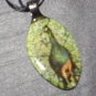 PEACOCK Spoon Pendant / Necklace   Upcycle