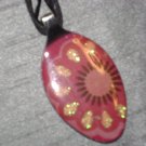 FLOWER FLORAL Spoon Pendant / Necklace   Upcycle