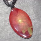 FLOWER FLORAL Spoon Pendant / Necklace   Upcycle