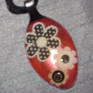 FLOWER FLORAL Spoon Pendant / Necklace   Upcycle