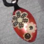FLOWER FLORAL Spoon Pendant / Necklace   Upcycle
