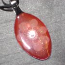 FLOWER FLORAL Spoon Pendant / Necklace   Upcycle