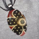FLOWER FLORAL Spoon Pendant / Necklace   Upcycle