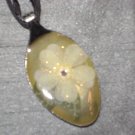 FLOWER FLORAL Spoon Pendant / Necklace   Upcycle